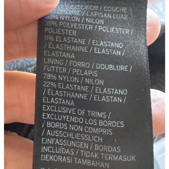 Ivy Park Size XXS Cropped Leggings Women’s Gray Workout Gym Pull On Exercise - Picture 8 of 8